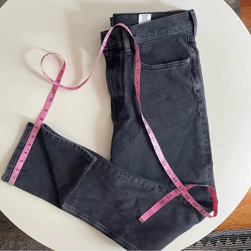 Everlane Uniform Slim Fit Jeans Organic Cotton Stretch Washed Black 35x34 NWOT